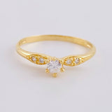 Solitaire Ring 1.45 g / T7 Yellow Gold 18K