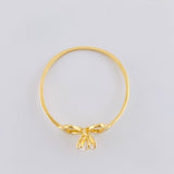 Anillo Moño Chispa 1.05 g / T8 Oro Amarillo 18K