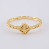 Clover Bubbles Ring 1.5 g / T7 1/4 Yellow Gold 18K