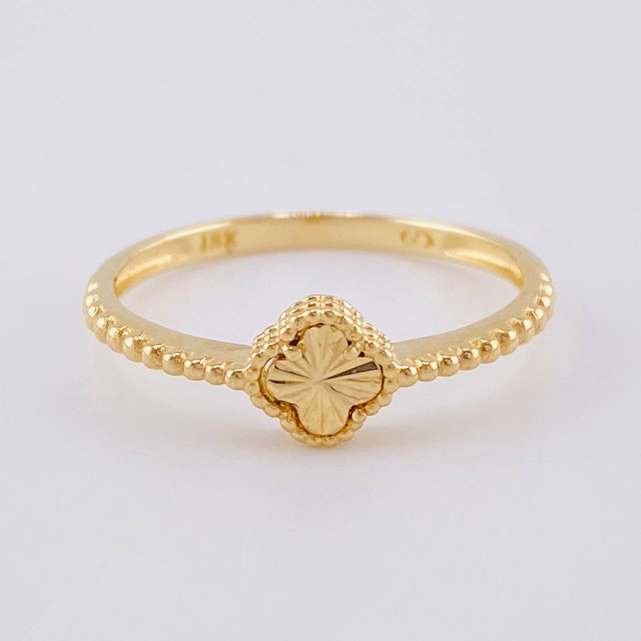 Clover Bubbles Ring 1.5 g / T6 1/4 Yellow Gold 18K