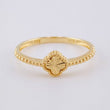 Clover Bubbles Ring 1.5 g / T7 Yellow Gold 18K