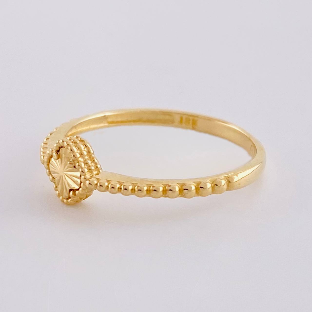 Clover Bubbles Ring 1.65 g / T8 3/4 Yellow Gold 18K