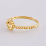 Clover Bubbles Ring 1.5 g / T7 1/4 Yellow Gold 18K