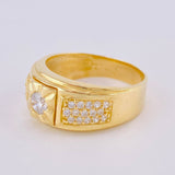 Basteado Signet Ring 8.4 g / T10 3/4 18K Yellow Gold