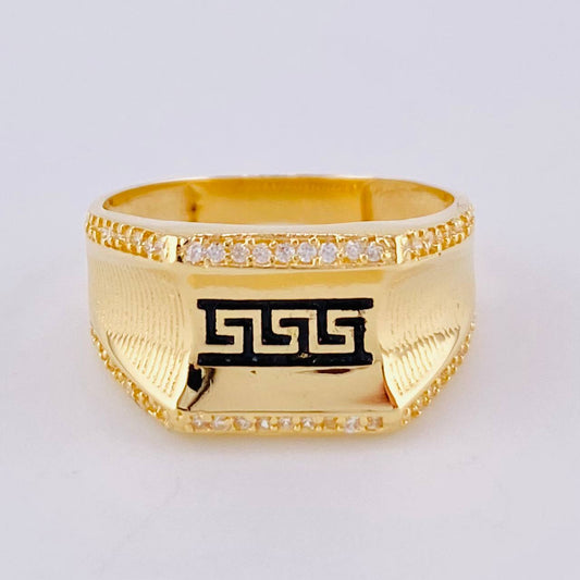 Rustic Tribal Ring 4.9 g / T9 Yellow Gold 18K