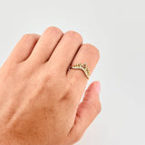 Anillo 15'S Corona 1.8 g / T6 1/4 Oro Amarillo 18K