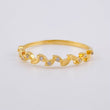 Anillo Ramillete De Hojas 1.35 g / T7 1/2 Oro Amarillo 18K