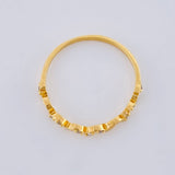 Anillo Ramillete De Hojas 1.35 g / T7 1/2 Oro Amarillo 18K