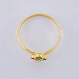 Clover Four-Leaf Ring 1.35 g / T5 3/4 Yellow Gold 18K