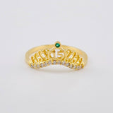 Ring 15'S Crown 1.9 g / T6 1/2 Yellow Gold 18K