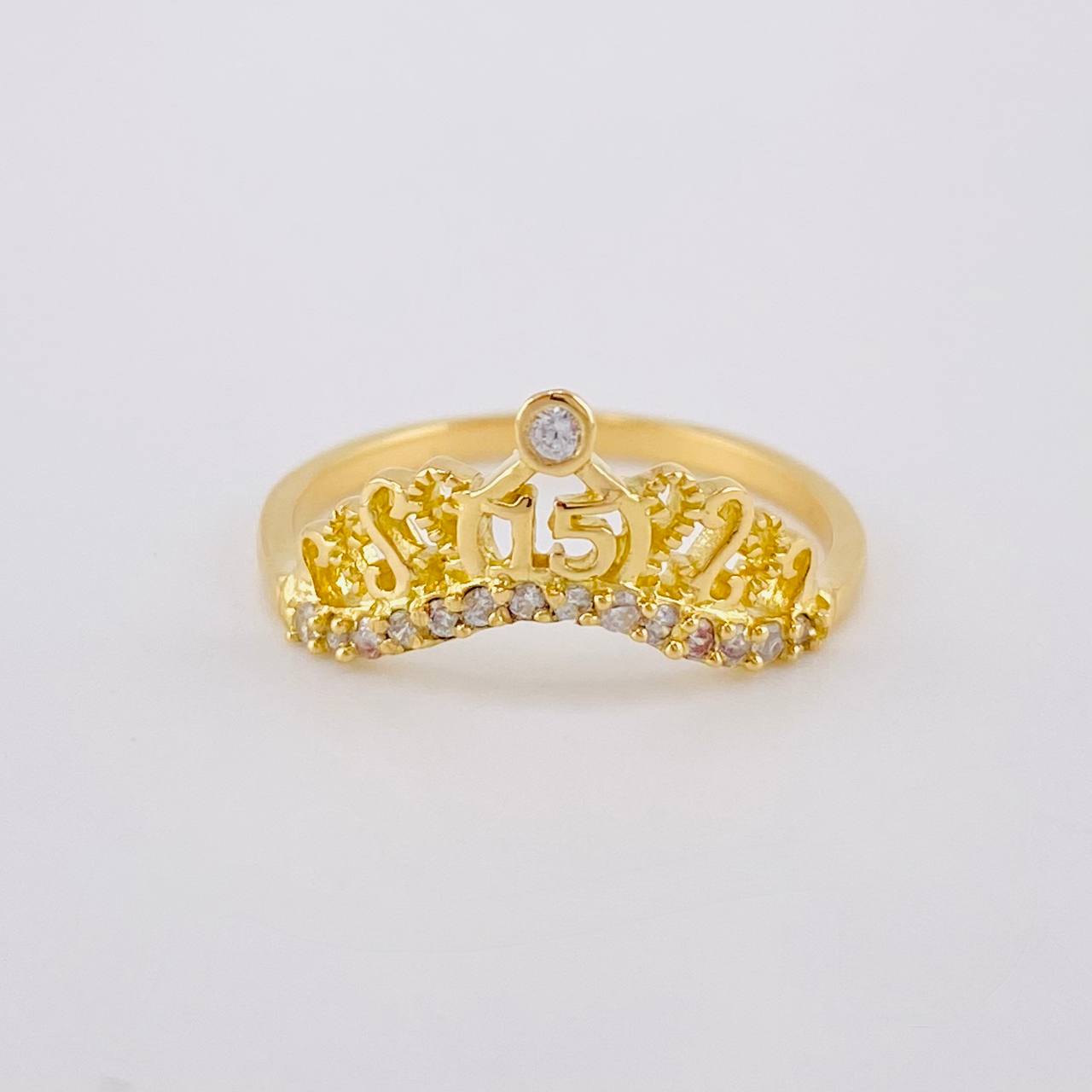 Ring 15'S Crown 1.95 g / T5 3/4 Yellow Gold 18K