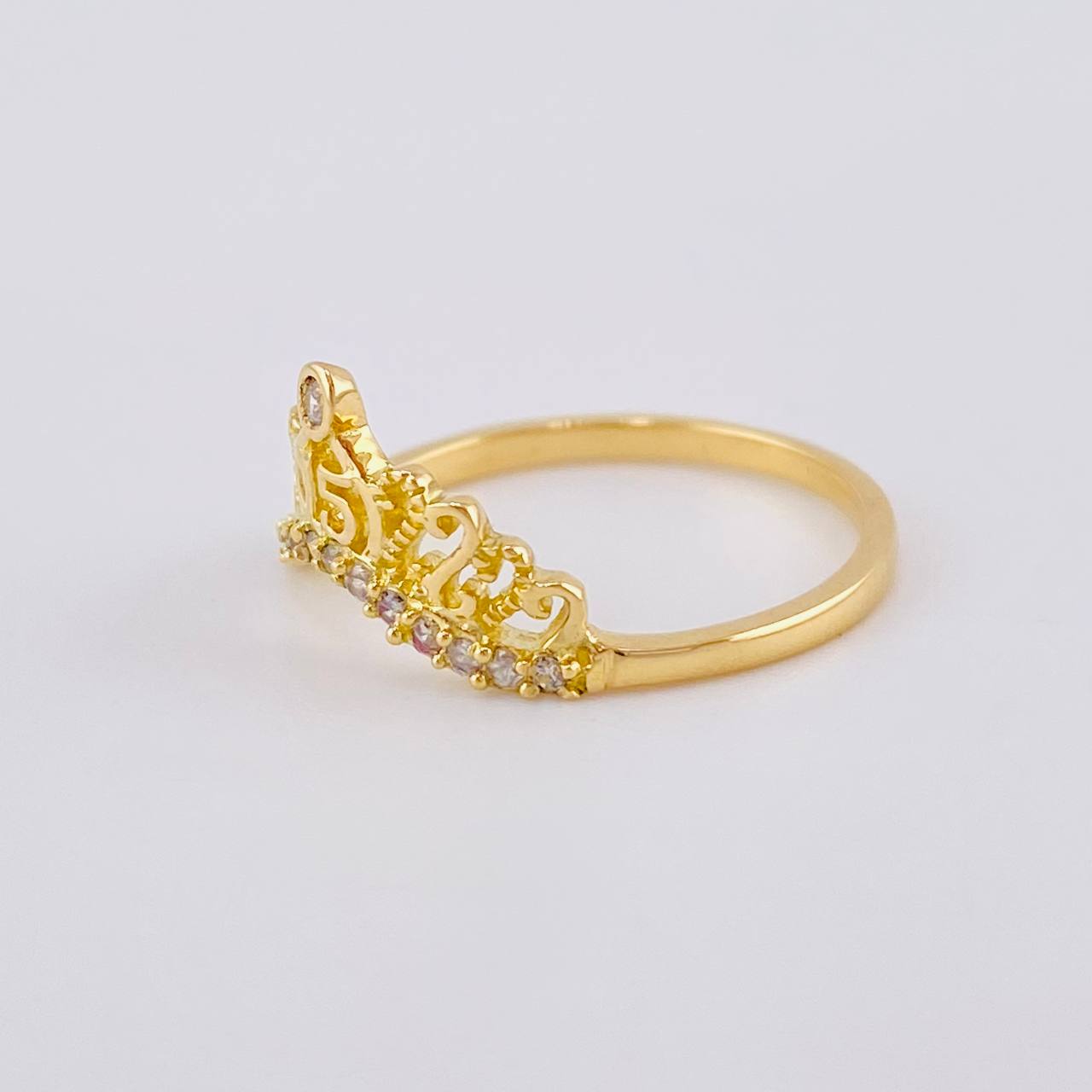 Ring 15'S Crown 1.95 g / T5 3/4 Yellow Gold 18K