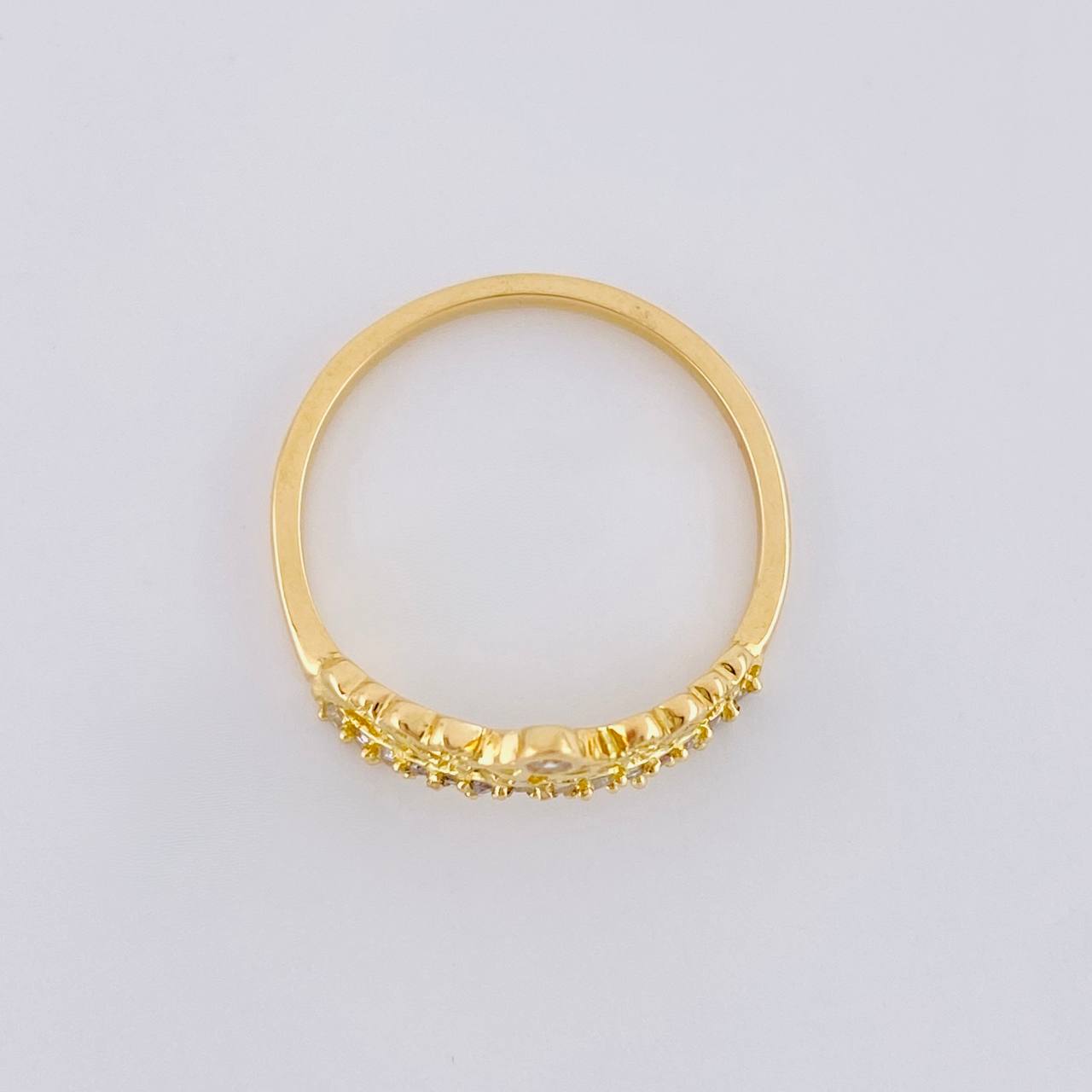 Anillo 15'S Corona 1.8 g / T8 Oro Amarillo 18K