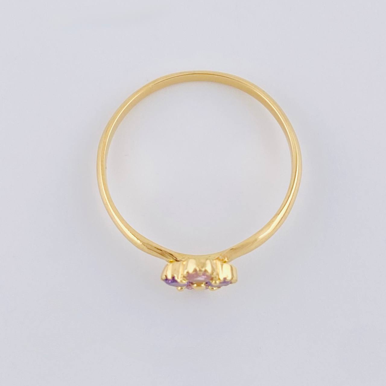 Four-Leaf Clover Ring 1.5 g / T6 1/2 Yellow Gold 18K