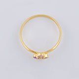 Four-Leaf Clover Ring 1.5 g / T6 1/2 Yellow Gold 18K
