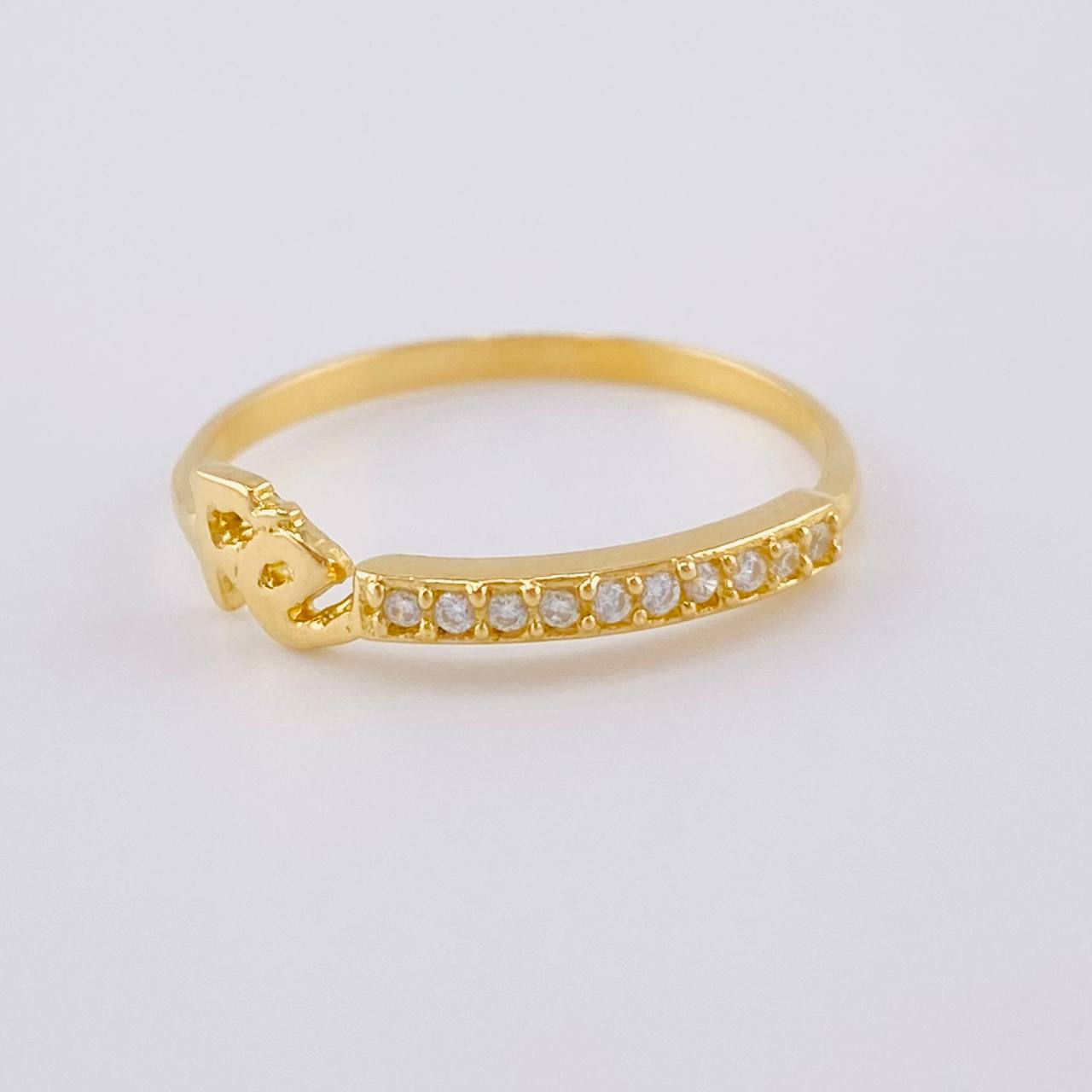 Anillo Fe 1.45 g / T8 1/4 Oro Amarillo 18K