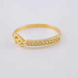 Anillo Fe 1.55 g / T7 1/4 Oro Amarillo 18K
