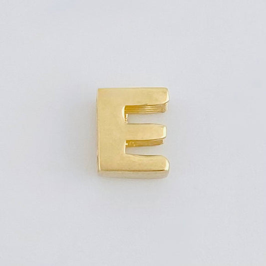 Herraje Letra e 0.3g / 1/4 in Oro Amarillo 18K