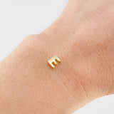 Charm Letter E 0.25g / 1/4 in Yellow Gold 18K