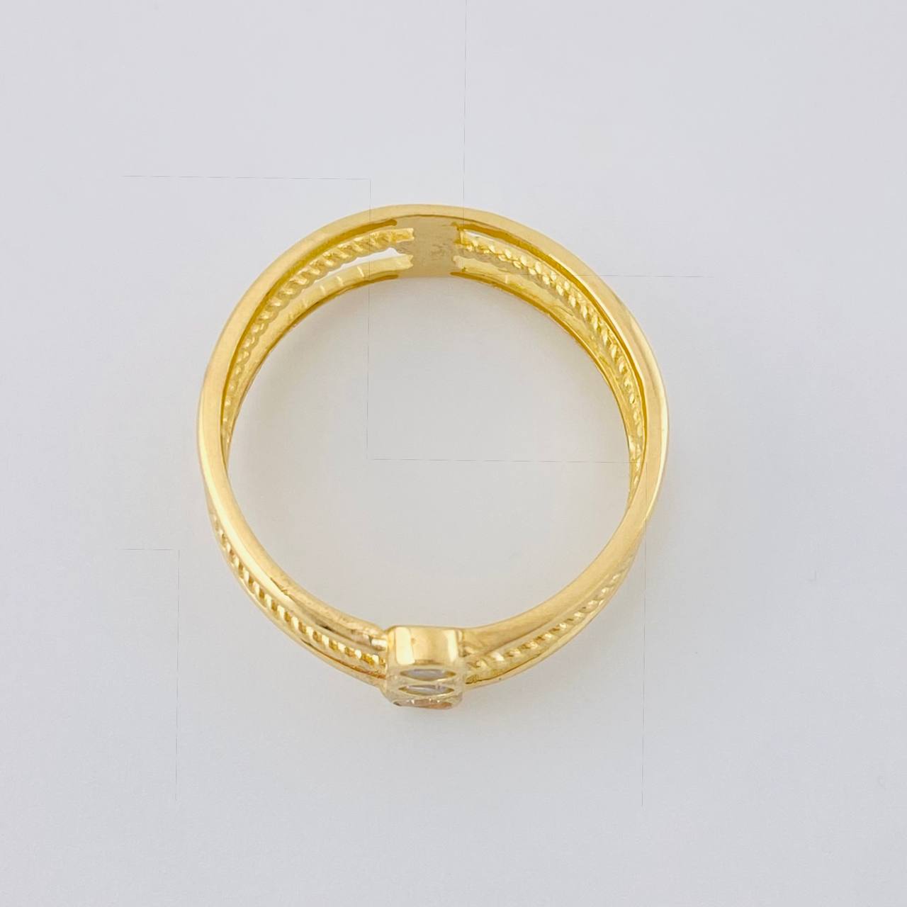 Triple Spark Ring 2.15 g / T6 1/2 18K Yellow Gold