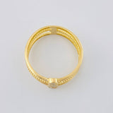 Triple Spark Ring 2.15 g / T6 1/2 18K Yellow Gold