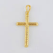 Pendant Cross Filigree 2.65 g / 1 1/2 in 18K Yellow Gold