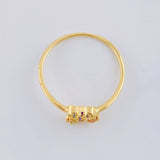 Heart Sparkle Ring 0.95 g / T5 18K Yellow Gold