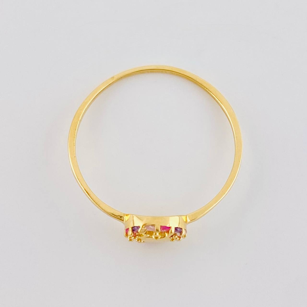 Circle Heart Ring 0.85 g / T6 3/4 18K Yellow Gold