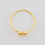 Circle Heart Ring 0.85 g / T6 3/4 18K Yellow Gold
