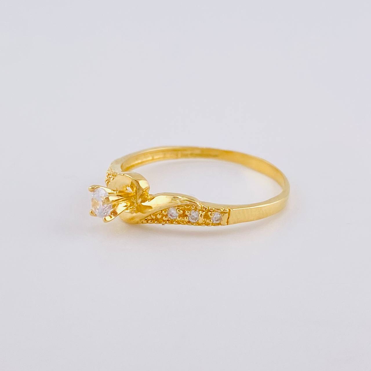 Converging Waves Ring 1.5 g / T6 1/4 18K Yellow Gold