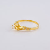 Converging Waves Ring 1.5 g / T6 1/4 18K Yellow Gold