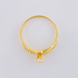 Converging Waves Ring 1.5 g / T6 1/4 18K Yellow Gold