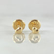 Stud Earrings Heart 0.4gr / 18K Gold