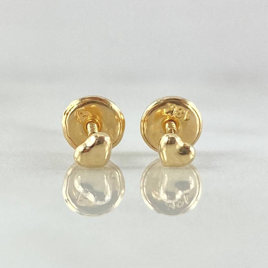 Topos Corazon 0.4gr / 3mm Oro Amarillo 18K