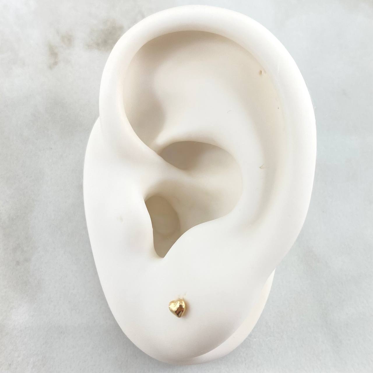 Topos Corazon 0.4gr / 3mm Oro Amarillo 18K