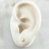 Stud Earrings Star 0.45gr / 18K Gold