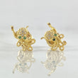 Octopus Stud Earrings 1.1gr / 18K Gold ©