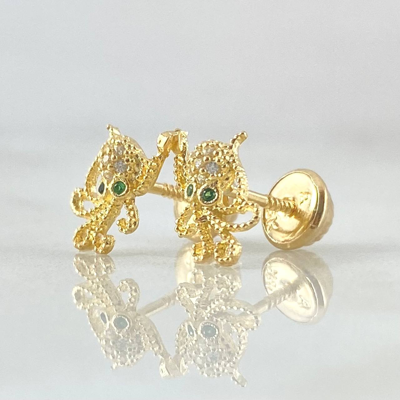 Octopus Stud Earrings 1.1gr / 18K Gold ©