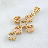 Pendant Cross Clover 4.4gr / 4.1cm / 18K Gold