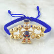 Blue Bracelet Charm Duck Money Bags 7.5gr / 18K Gold ©