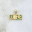 Pendant One Hundred Dollars 3.5 g / 1 1/2 in Yellow Gold 18K