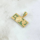 Pendant One Hundred Dollars 3.5 g / 1 1/2 in Yellow Gold 18K