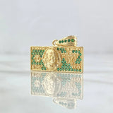 Pendant One Hundred Dollars 3.5 g / 1 1/2 in Yellow Gold 18K