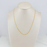 Cadena Sedusa 1.4gr / 16 in / 1.3mm Oro Amarillo +3 18K &
