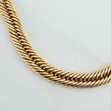 Pulso Cubano Reticulado 5.65gr / 8 in / 4.36mm Oro Amarillo +3 18K %