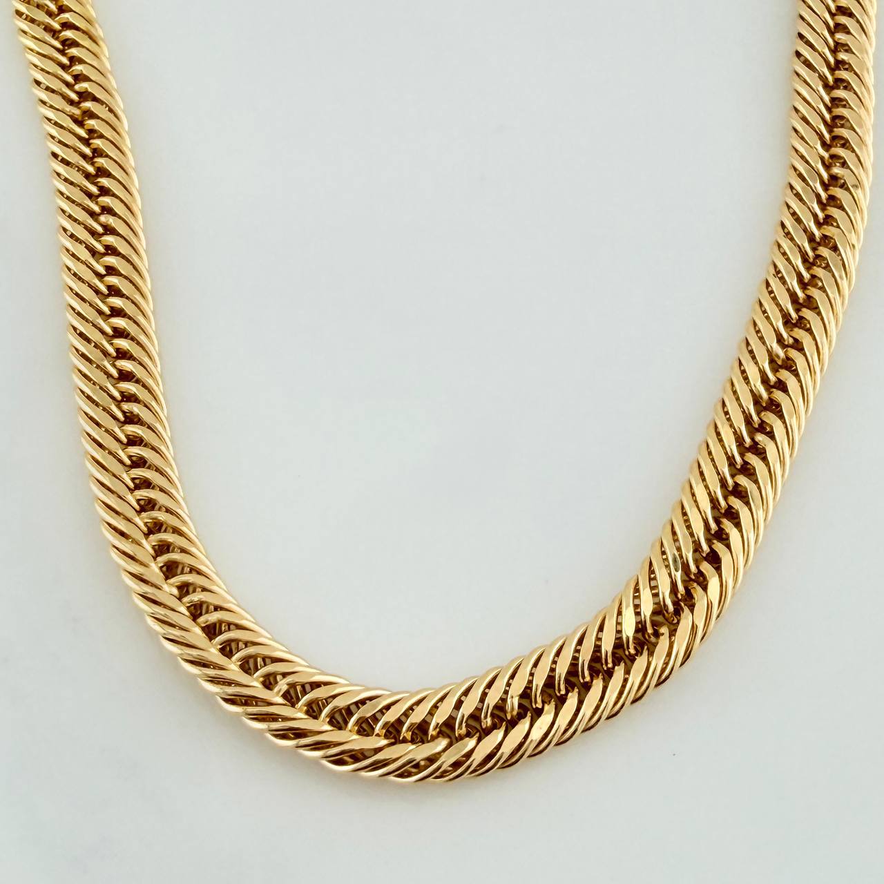 Pulso Cubano Reticulado 4.1gr / 8 in / 3.7mm Oro Amarillo +3 18K &