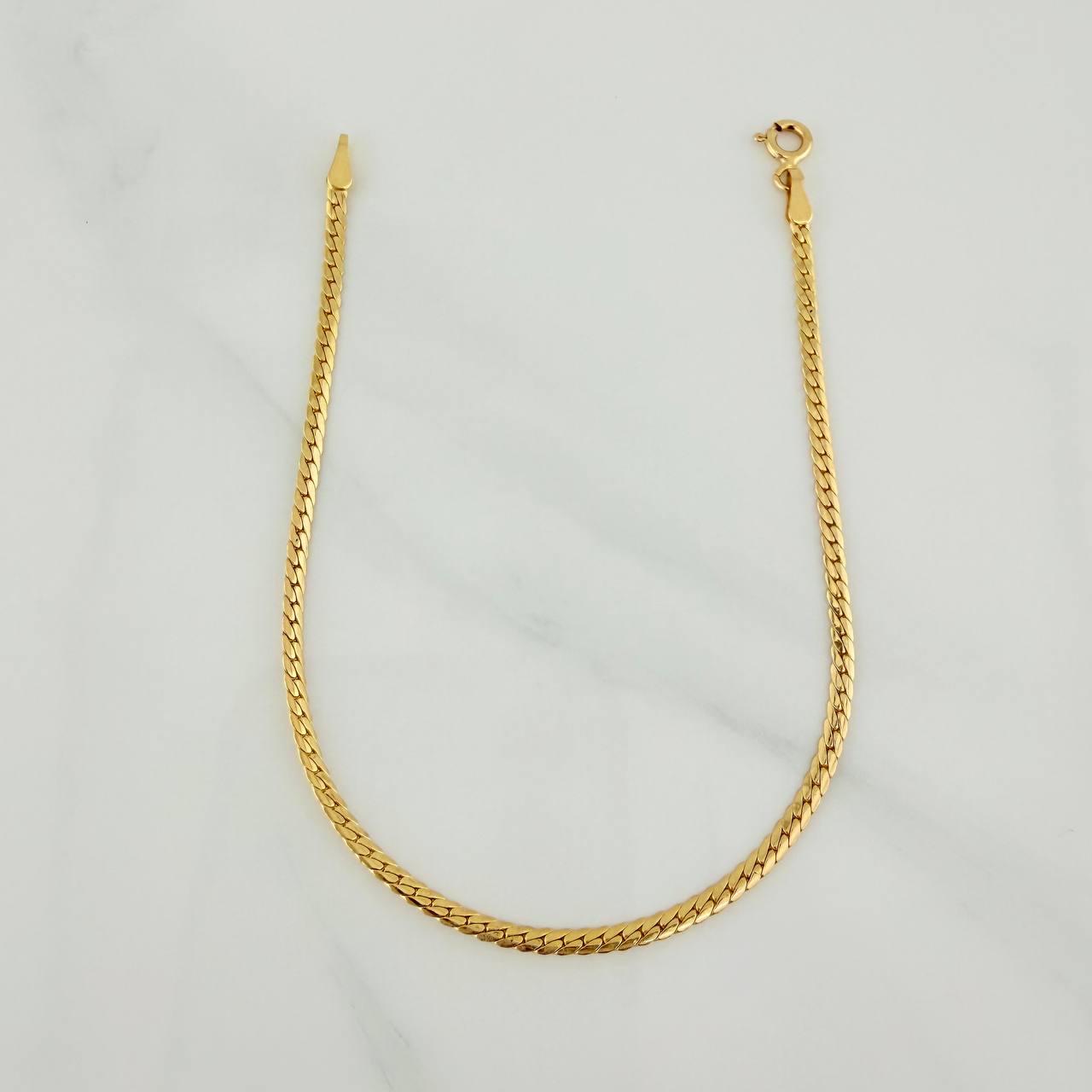 Pulso Serpiente 1.5gr / 7 1/2 in / 1.97mm Oro Amarillo +3 18K &