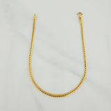 Pulso Serpiente 1.5gr / 7 1/2 in / 1.97mm Oro Amarillo +3 18K &