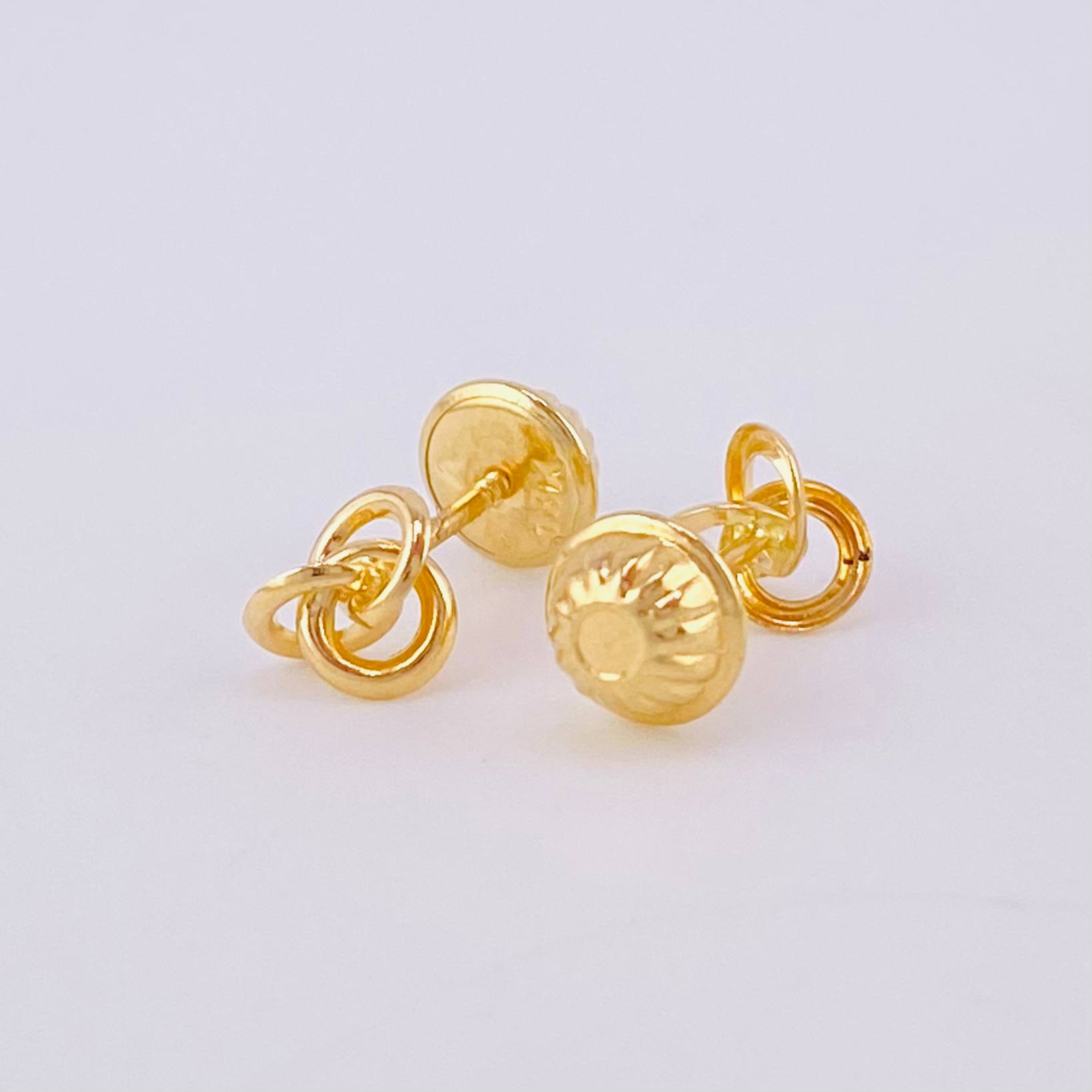 Topos Nudo 0.5g / in / 5.3mm Oro Amarillo 18K