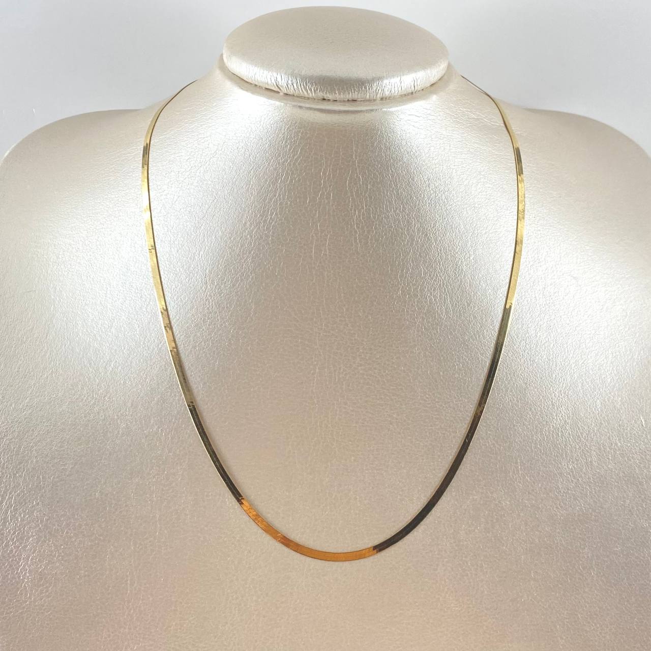 Cadena Espejo 4.4gr / 45cm / 2mm Oro Amarillo +3 18K